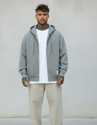 FELPA BOXY FIT CON CAPPUCCIO + ZIP - ONLY&SONS - ART. 22035193 -