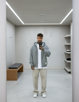 FELPA BOXY FIT CON CAPPUCCIO + ZIP - ONLY&SONS - ART. 22035193 -