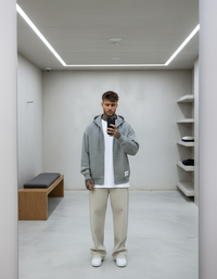 FELPA BOXY FIT CON CAPPUCCIO + ZIP - ONLY&SONS - ART. 22035193 -