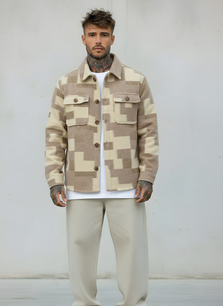 GIACCA CAMICIA OVERSHIRT - ONLY&SONS - ART. 22035100 - COL. BEIGE