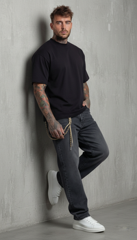 JEANS  UOMO EDGE STRAIGHT - ONLY&SONS - ART. 22026985 - COL. BLACK DENIM