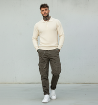 PANTALONE TASCONE - BERNA - *ART. 220220186 - COL. CIOCCOLATO