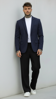 GIACCA REGULAR - FIT CON CHIUSURA BOTTONI - COL. NAVY - IMPERIAL - ART. JZ1ELBQ