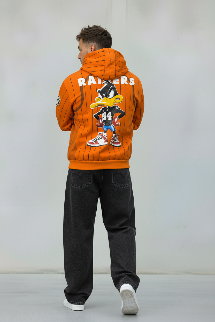 FELPA CON CAPPUCCIO DUCK HOODIE  - B.U. - ART. W25 / H 15