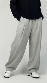 PANTALONI BAGGY-FIT CON VITA ELASTICA  E PIEGHE - IMPERIAL - ART. PE6YLBR