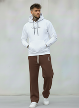 PANTALONE IN  FELPA TUTA PALAZZO - BERNA - ART. 252196