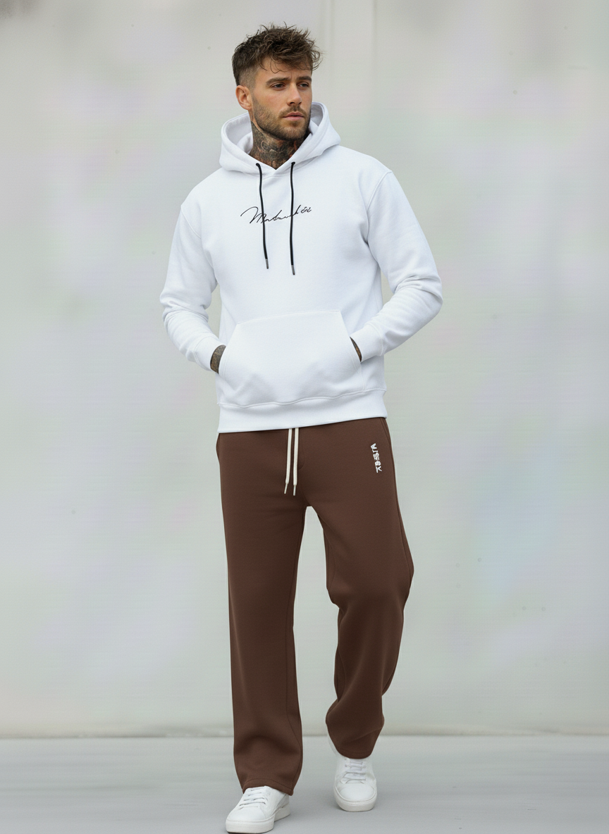 PANTALONE IN  FELPA TUTA PALAZZO - BERNA - ART. 252196