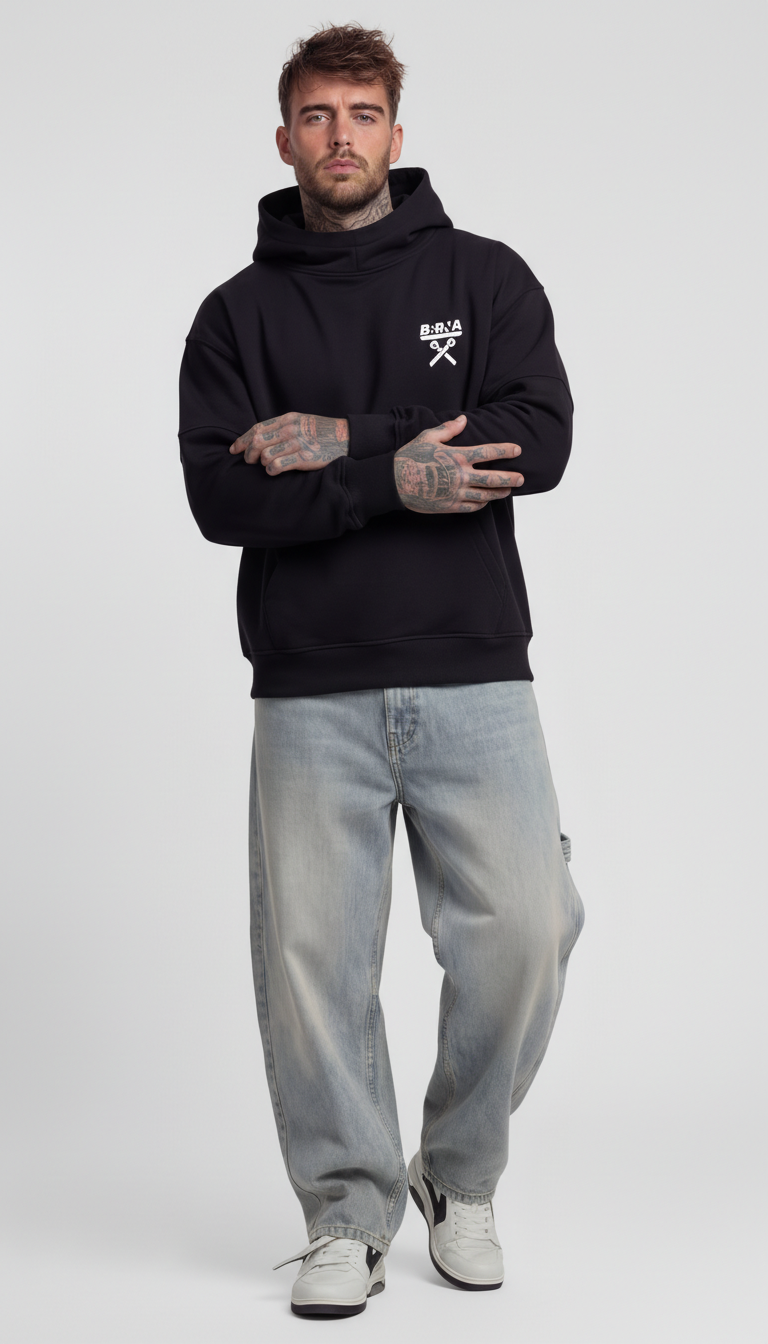 FELPA CON CAPPUCCIO  OBLO' PIU' COLORI   - BERNA - ART. 261057