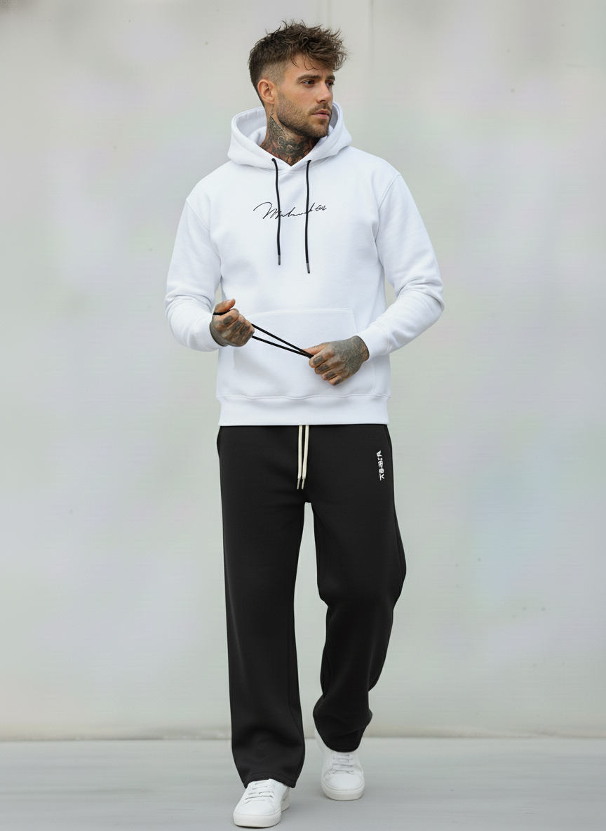 PANTALONE IN  FELPA TUTA PALAZZO - BERNA - ART. 252196