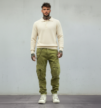 PANTALONE TASCONE FUSTAGNO - BERNA - ART. 223089348 - VERDE PANTONE