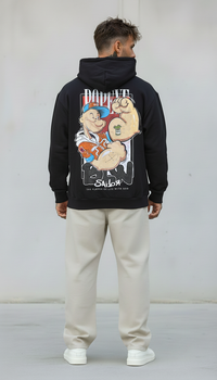 FELPA CON CAPPUCCIO POPOYE   - B.U. - ART. W25 / H 51