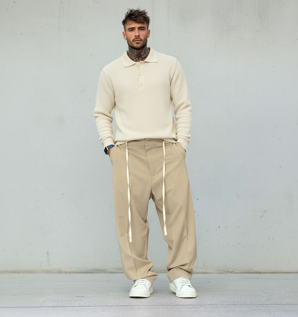 PANTALONE ELASTICO IN VITA - NEW JOB BRAND - ART. BONSAI