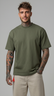 T-SHIRT UOMO VINTAGE  BOXY  BASICA  PIU' COLORI  - BERNA - ART. 261242
