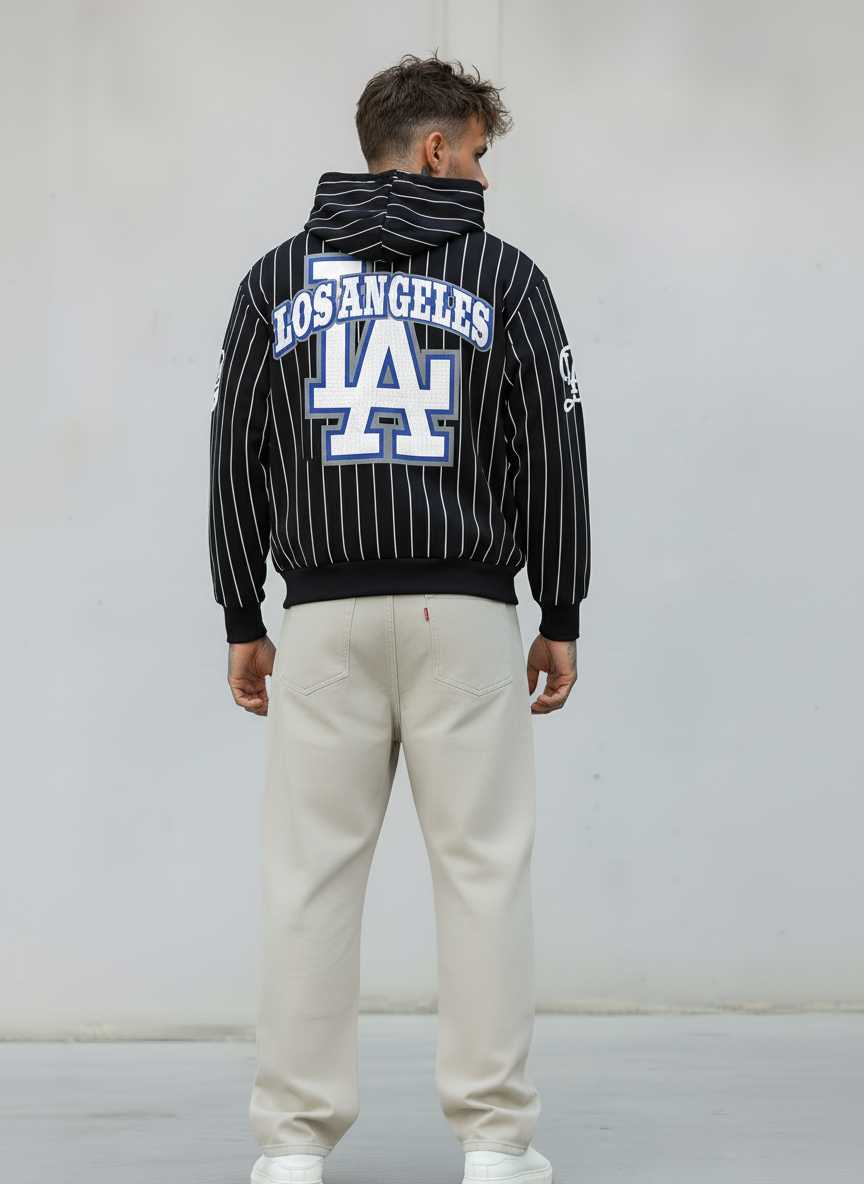 FELPA CON CAPPUCCIO LA DODGERS - B.U. - ART. W25 / H - 29