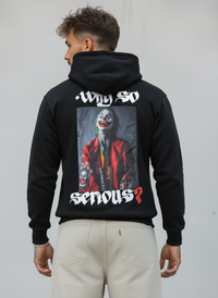 FELPA CON CAPPUCCIO JOKER - E. - ART. WHY SO SERIOUS?