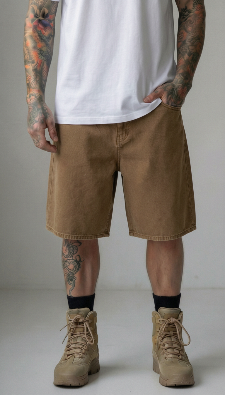 BERMUDA BALL BROWN DENIM  - ONLY & SONS  - ART. 22036602