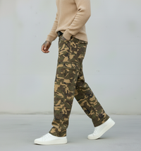 PANTALONE CARGO CON SPILLE - BERNA - ART. 25230130 - CAMOUFLAGE
