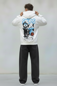 FELPA CON CAPPUCCIO SMURFS PUFFI   - B.U. - ART. W 25 / H 56