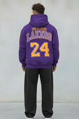 FELPA CON CAPPUCCIO LAKERS   - B.U. - ART. W25 / H 54