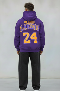 FELPA CON CAPPUCCIO LAKERS   - B.U. - ART. W25 / H 54