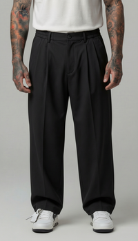 PANTALONI NERI CON PINCE VITA MEDIA - IMPERIAL - ART. PE6ILBQ