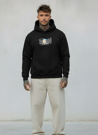 FELPA CON CAPPUCCIO POPOYE   - B.U. - ART. W25 / H 51