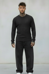 T10 MAGLIONCINO - ONLY&SONS - ART. 22007296 - COL. DARK GREY MELANGE