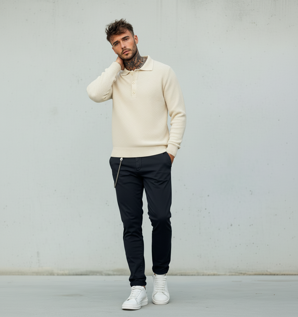 PANTALONE CHINOS - BL11 - ART. SEMENZARA3 - COL. BLU