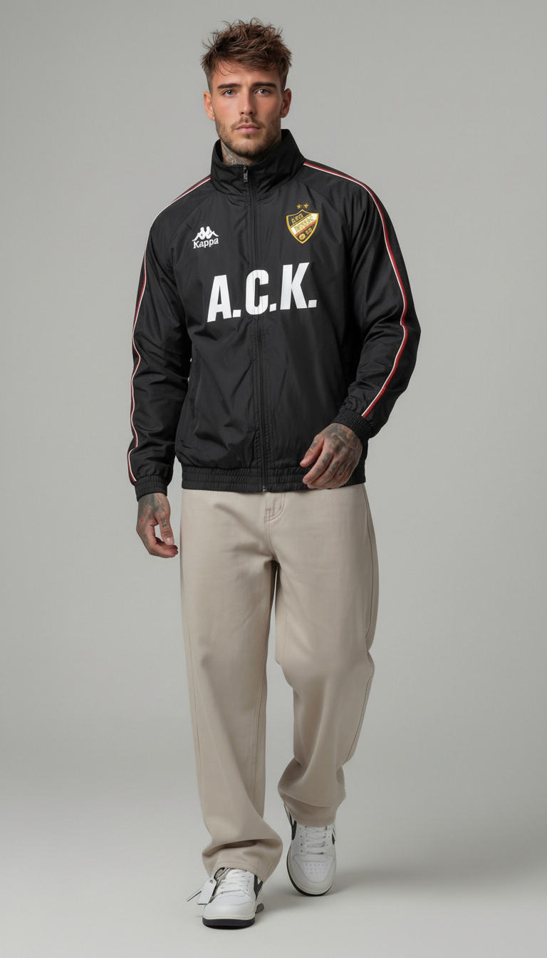 GIUBBINO  AUTHENTIC SATYA - KAPPA - ART. 34218 WW COL. NERO