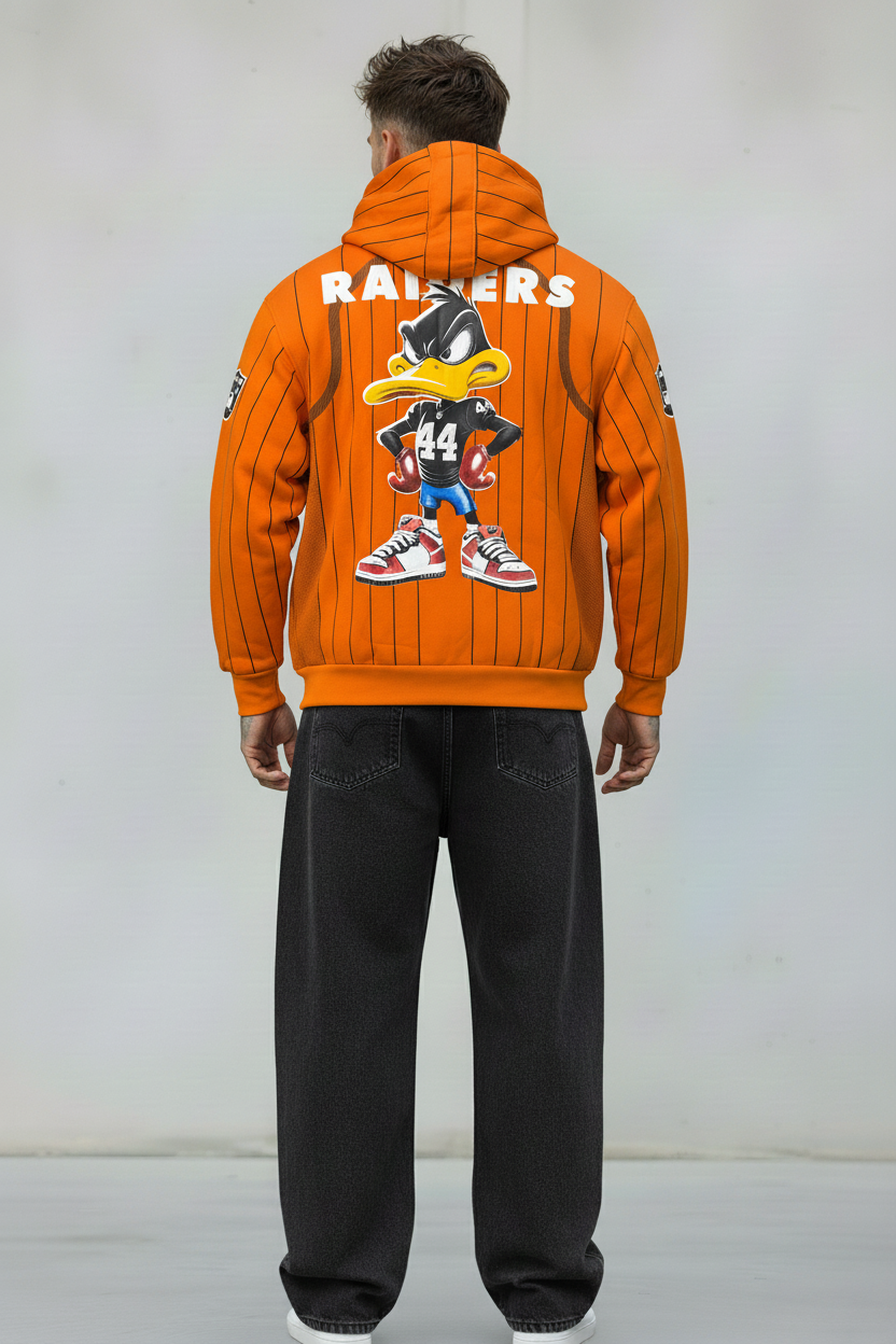 FELPA CON CAPPUCCIO DUCK HOODIE  - B.U. - ART. W25 / H 15