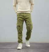 PANTALONE TASCONE FUSTAGNO - BERNA - ART. 223089348 - VERDE PANTONE