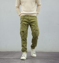 PANTALONE TASCONE FUSTAGNO - BERNA - ART. 223089348 - VERDE PANTONE