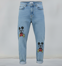 JEANS - HAMEN - DIPINTO A MANO -  ART. TOPOLINO