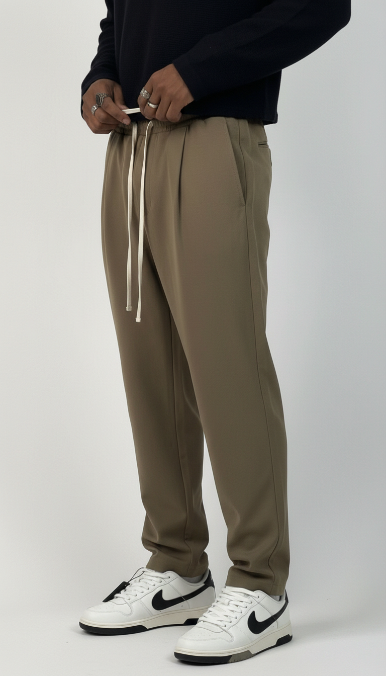 PANTALONI NERO CON COULISSE  - IMPERIAL - ART. PC8QLBQ