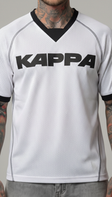 T-SHIRT UOMO AUTHENTIC SANSO - KAPPA - ART. 352288W- COL . WHITE  BLACK