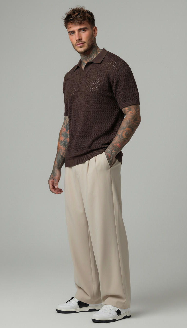 POLO  IN MAGLIA TRAFORATA  - ONLY&SONS - ART. 22037952