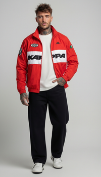 GIUBBINO  AUTHENTIC SULLIX - KAPPA - ART. 382568 W COL ROSSO