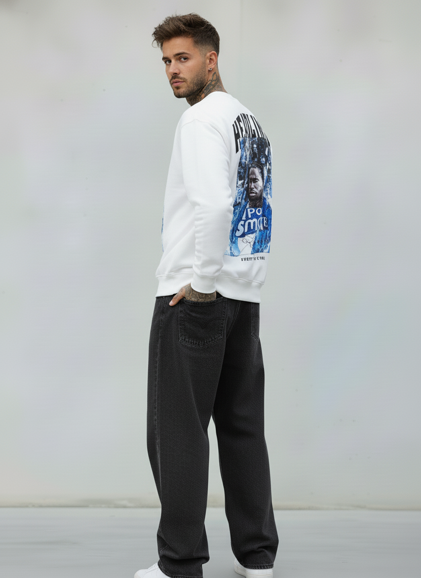 FELPA GIROCOLLO - E. - ART. HEADLINER POP SMOKE