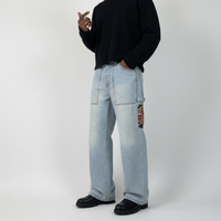 JEANS UOMO WORK FIT  LAVAGGIO CHIARO- BERNA - ART. 261005 - 30