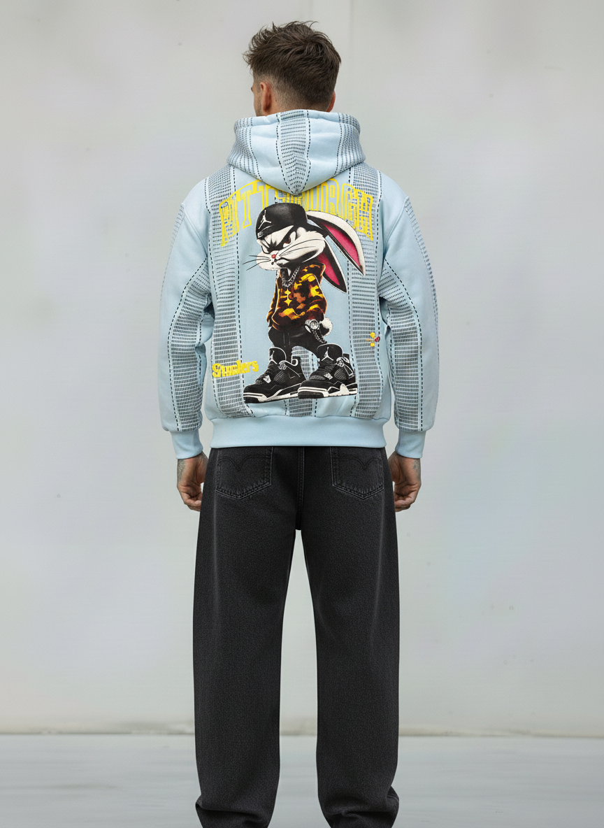 FELPA CON CAPPUCCIO PITTSBURGH - B.U. - ART. W25 / H - 33