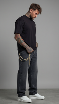 JEANS  UOMO EDGE STRAIGHT - ONLY&SONS - ART. 22026985 - COL. BLACK DENIM