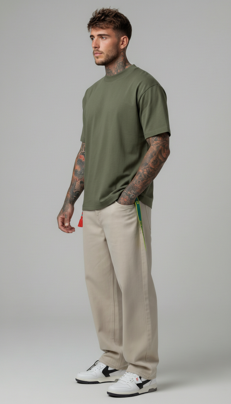 T-SHIRT UOMO  BOXY FIT  BASICA  PIU' COLORI  - BERNA - ART. 261242