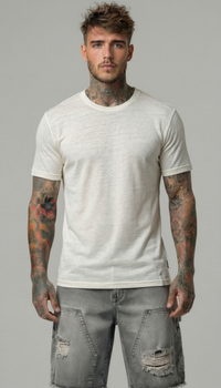 T-SHIRT UOMO IN LINO - PIU' COLORI  - BERNA - ART. 261216