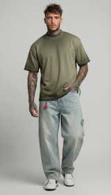 T-SHIRT BERNA BOXY FIT EFFETTO SFUMATO PIU' COLORI ART. 261241