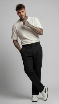PANTALONE  NERO  - NEW JOB BRAND - ART. EGADY