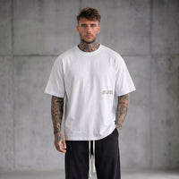 T-SHIRT NEW JOB BRAND OVER CON STAPA SUL RETRO  ART 21067 4504