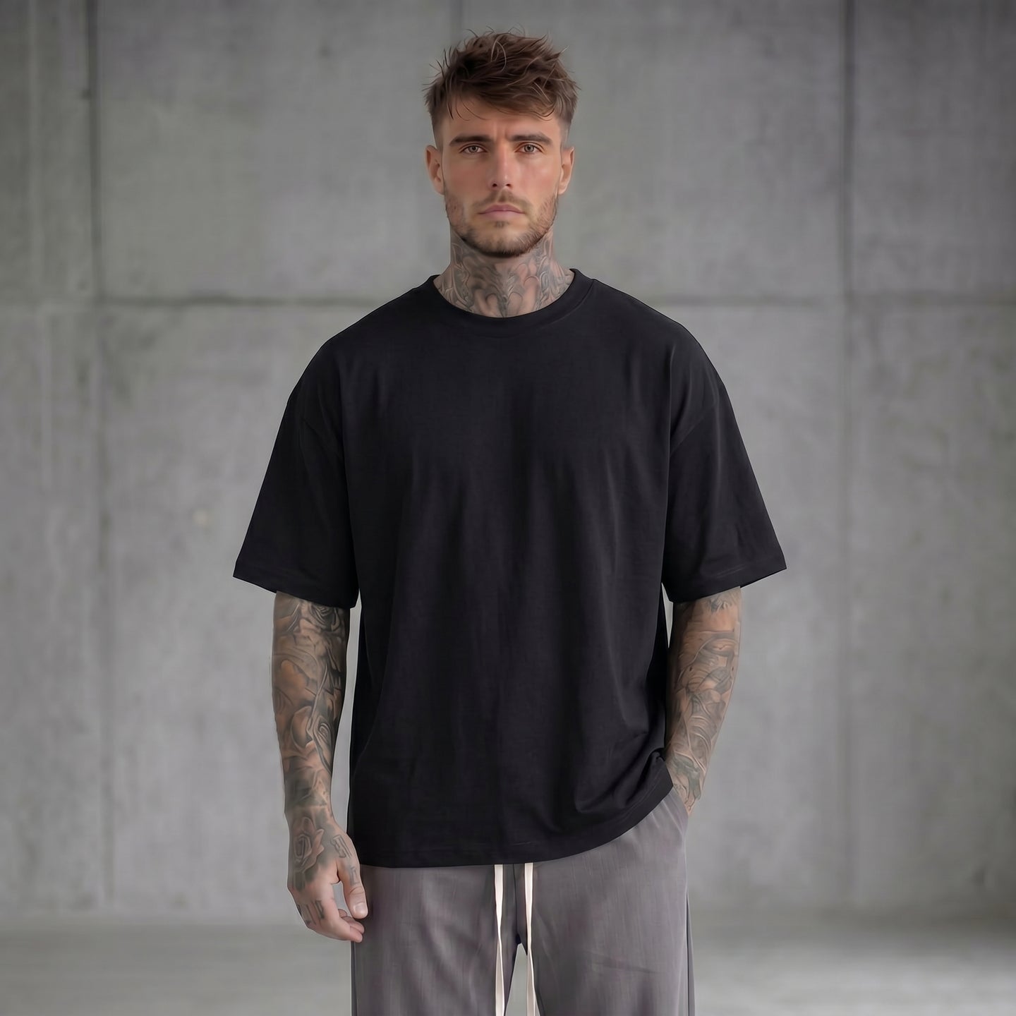 T-SHIRT NEW JOB BRAND OVER BASICA BIANCA E NERA ART LU2959 2335