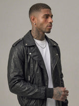 GIUBBINO BERNA CHIODO BOMBER OVER ECOPELE NERO ART 251094 1