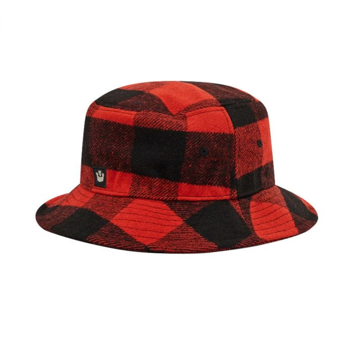 CAPPELLO GOORIN BROS BUCKET HAT RED  ART BUFFALO