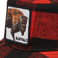 CAPPELLO GOORIN BROS BUCKET HAT RED  ART BUFFALO